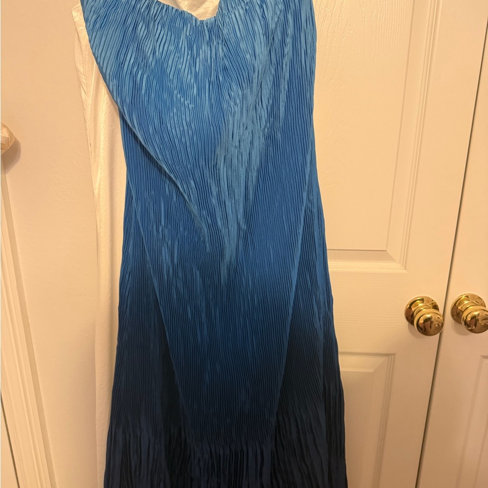 Abercrombie & Fitch Giselle Pleat Release Midi Dress
